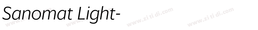 Sanomat Light字体转换
